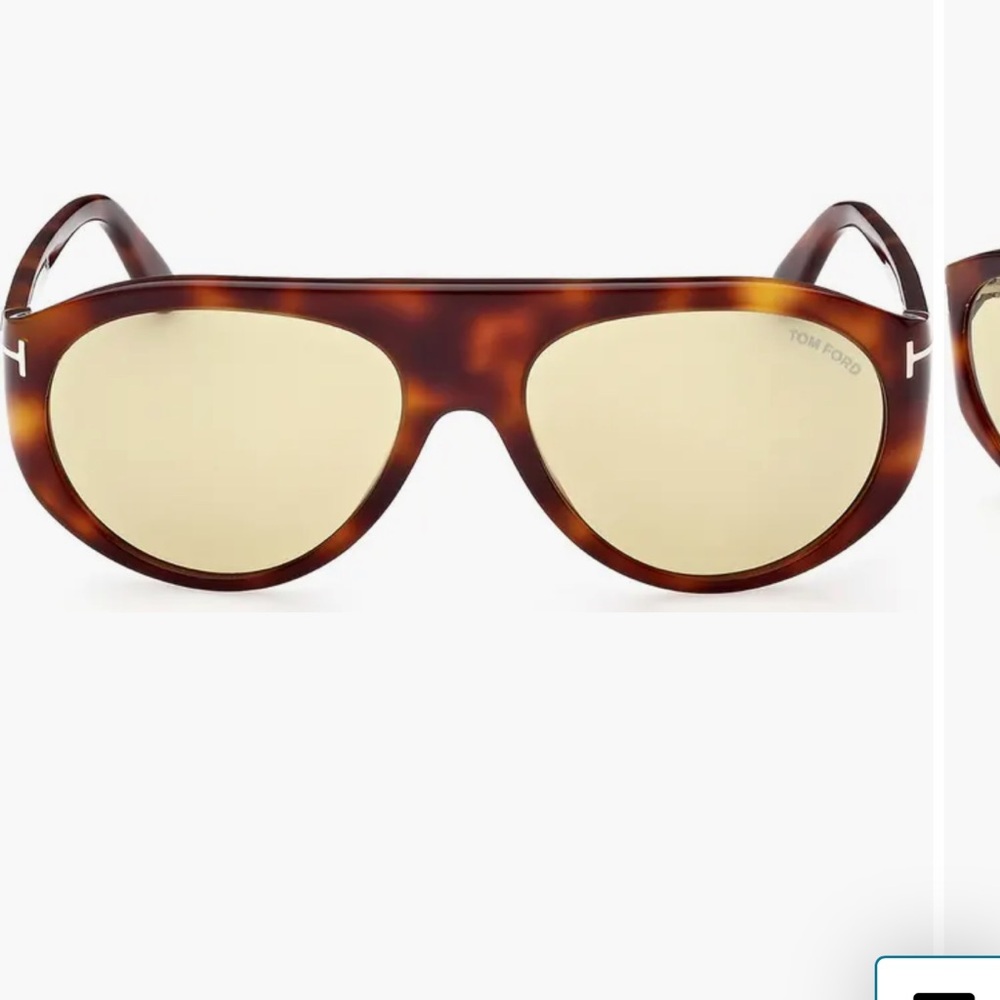 Tom Ford Tortoise Shell Sunglasses Rex-02 57mm Aviator